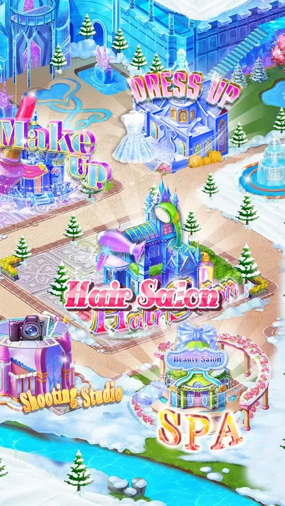 Captures d'écran de Ice Princess Beauty Hair Salon