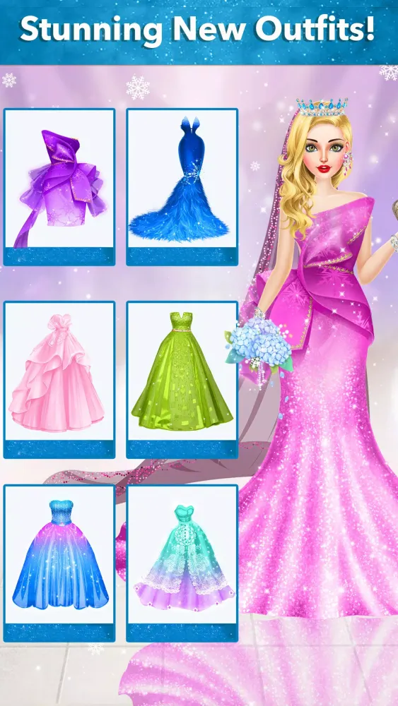 Ice Princess Wedding Dress Up应用截图