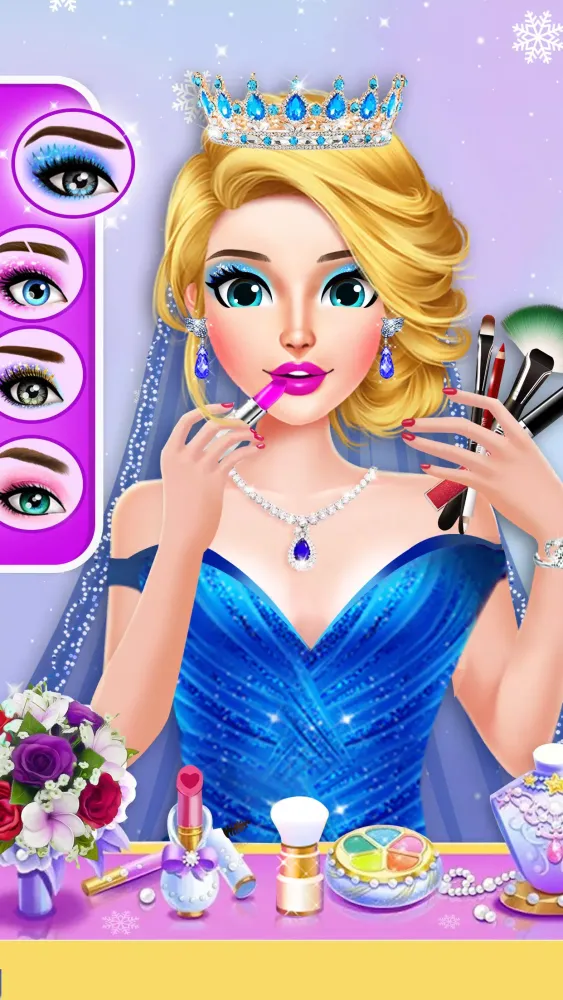 Ice Princess Wedding Dress Up应用截图