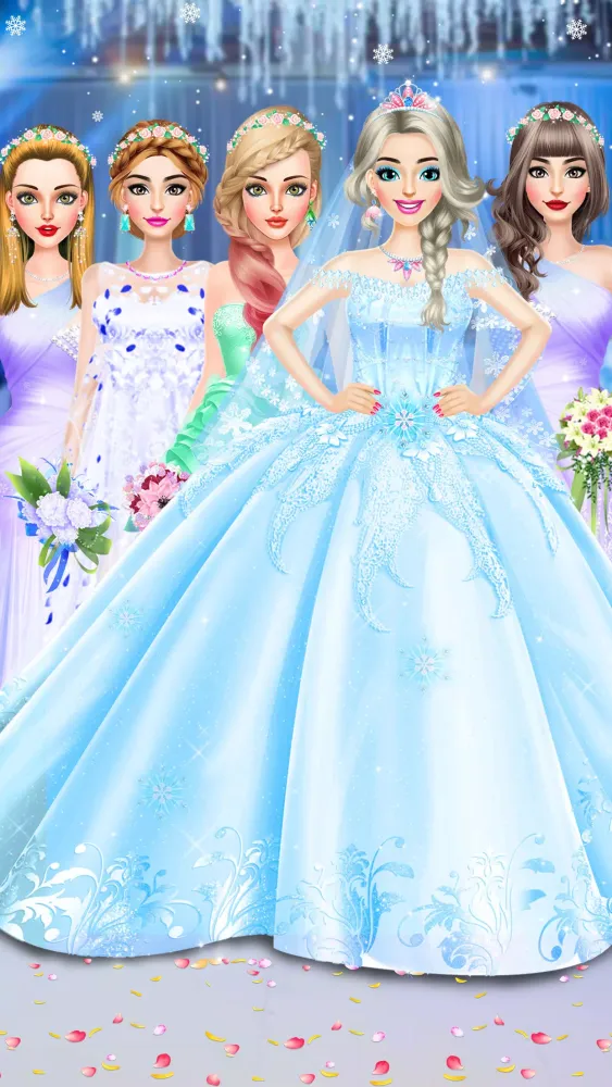 Ice Princess Wedding Dress Up应用截图