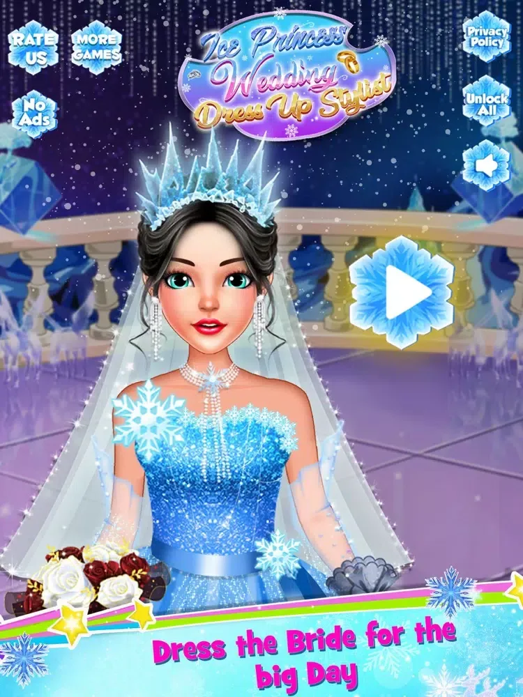 Capturas de tela do Ice Princess Dress Up Designer iPad 