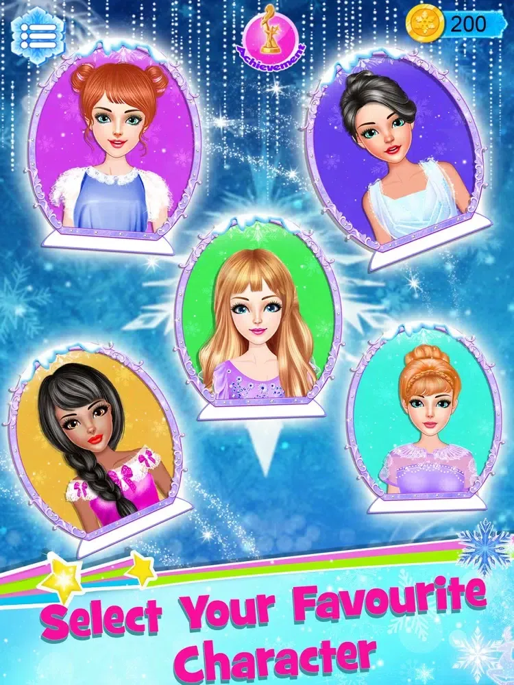 Capturas de tela do Ice Princess Dress Up Designer iPad 