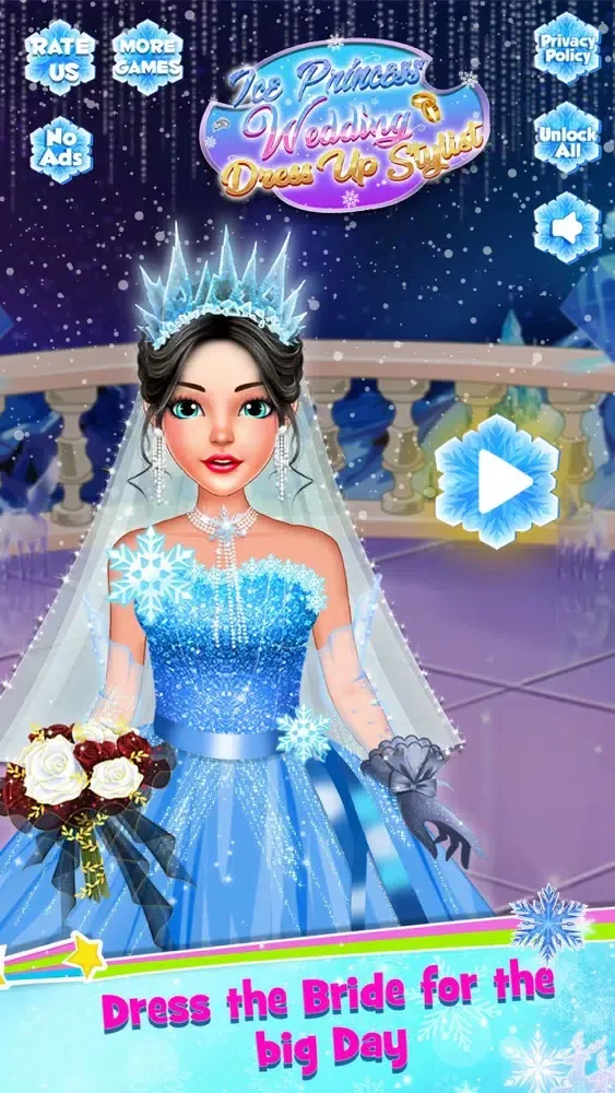 Capturas de tela do Ice Princess Dress Up Designer