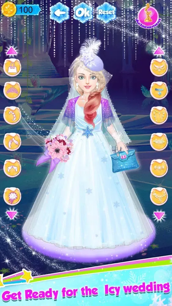 Capturas de tela do Ice Princess Dress Up Designer