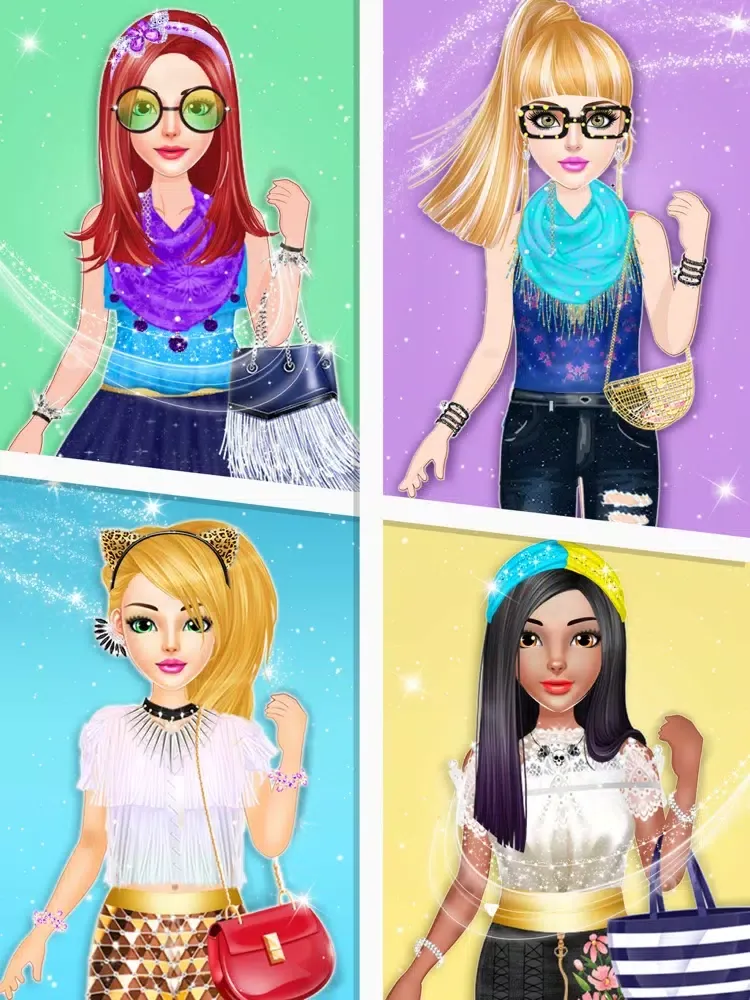 Screenshot di Rich Girl Dress Up Fashion iPad 