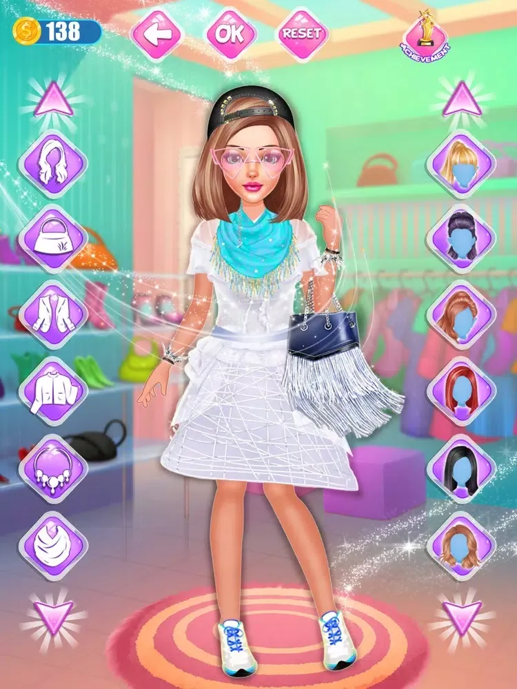 Screenshot di Rich Girl Dress Up Fashion iPad 