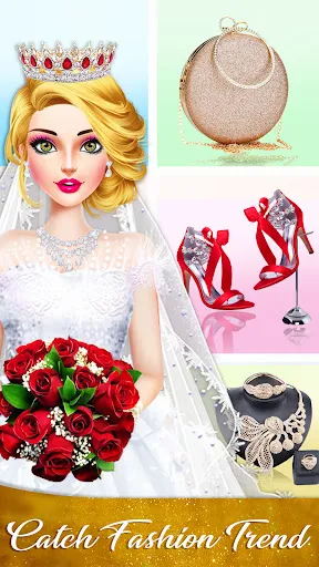 Capturas de tela do Wedding Dress up Girls Games