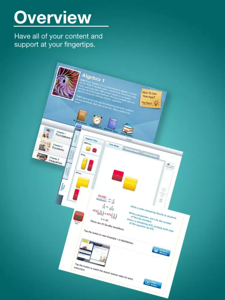 صور HMH FUSE: Algebra 1 iPad 
