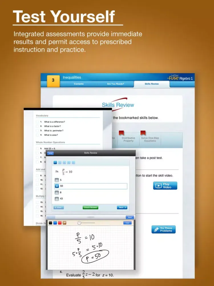 صور HMH FUSE: Algebra 1 iPad 