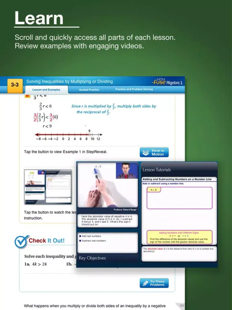 صور HMH FUSE: Algebra 1 iPad 