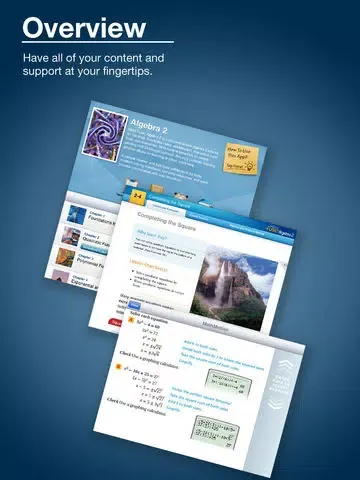 HMH Fuse: Algebra 2, Common Core Edition iPad Screenshots