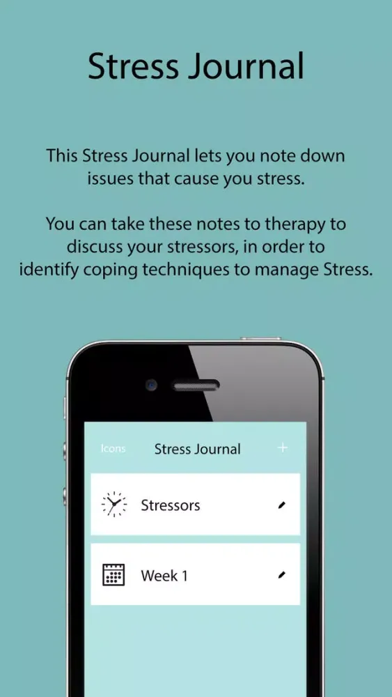 Stress Journal - Therapy Notes Mood Tracker Ekran Görüntüleri