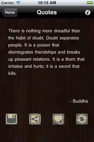 Скриншоты Buddha Quotes+