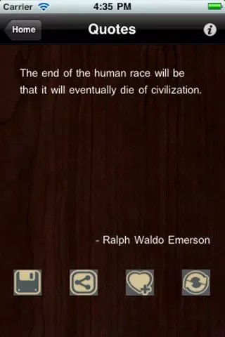 Скриншоты Ralph Waldo Emerson Quotes+