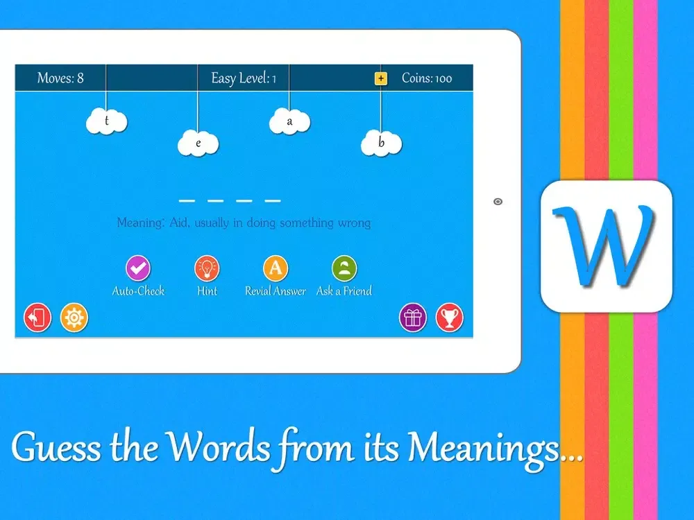 Words Jumble – Best brain training puzzle game include Science,Medical,English language’s mind challenging vocabulary. iPad  스크린샷