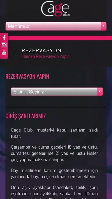 Cage Club سکرین شاٹس