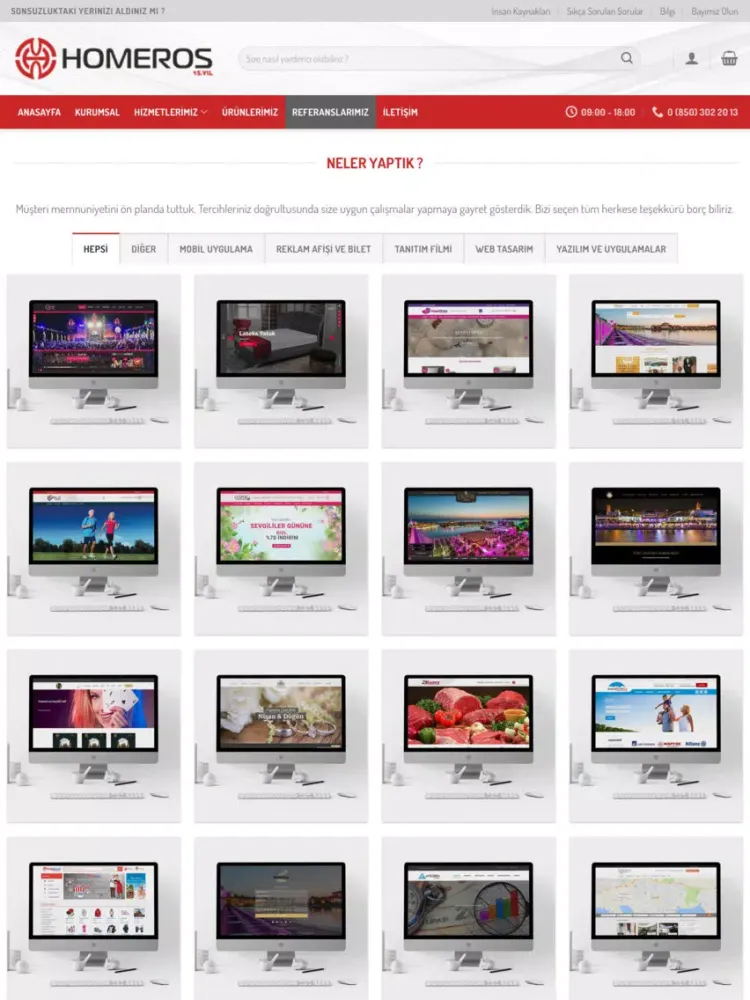 Capturas de tela do Homeros Bilişim iPad 