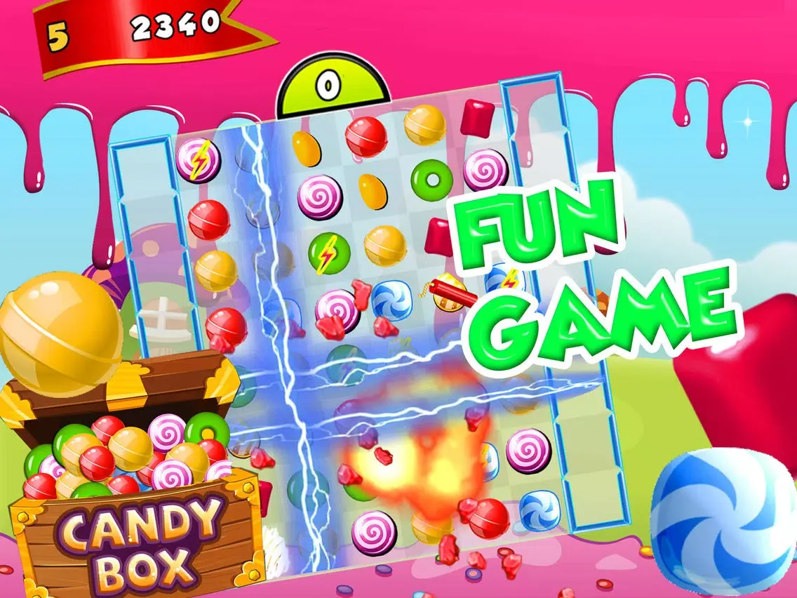 ``` A Candy Quest``` - get top score in match-3 puzzle mania 4 kid’s iPad  स्क्रीनशॉट