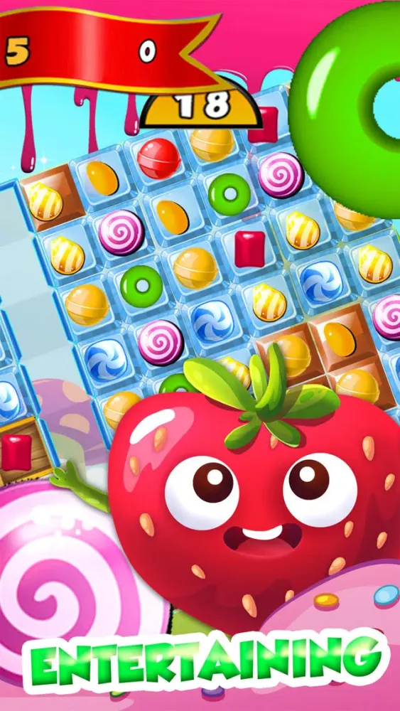 ``` A Candy Quest``` - get top score in match-3 puzzle mania 4 kid’s स्क्रीनशॉट
