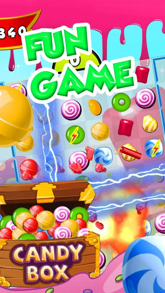 ``` A Candy Quest``` - get top score in match-3 puzzle mania 4 kid’s स्क्रीनशॉट
