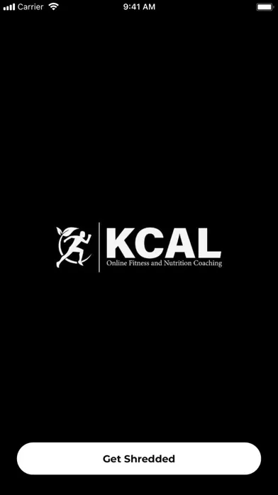 Capturas de tela do Kcal Fitness App