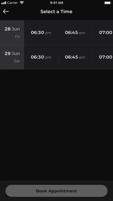 Capturas de tela do Kcal Fitness App