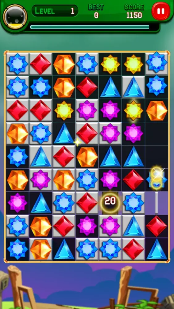 Tangkapan layar Jewels Quest 2017