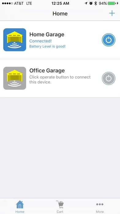 Captures d'écran de Garage Door Remote Controller