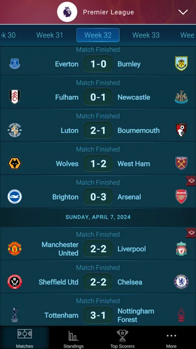 Tangkapan layar 360 Live Scores