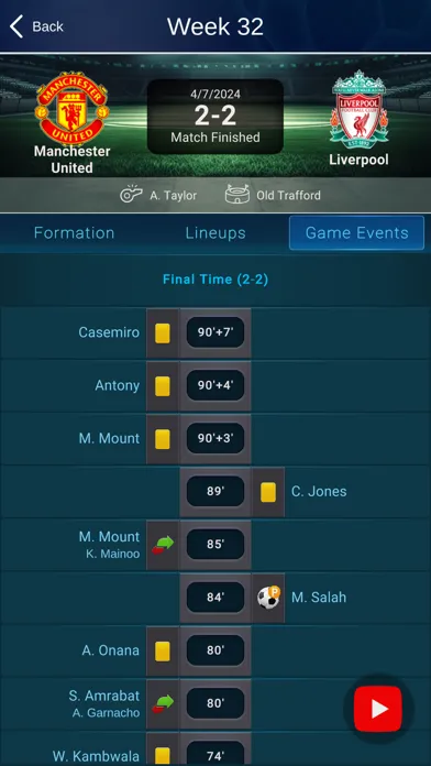 Tangkapan layar 360 Live Scores