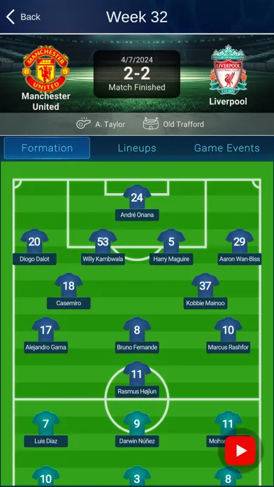 Tangkapan layar 360 Live Scores