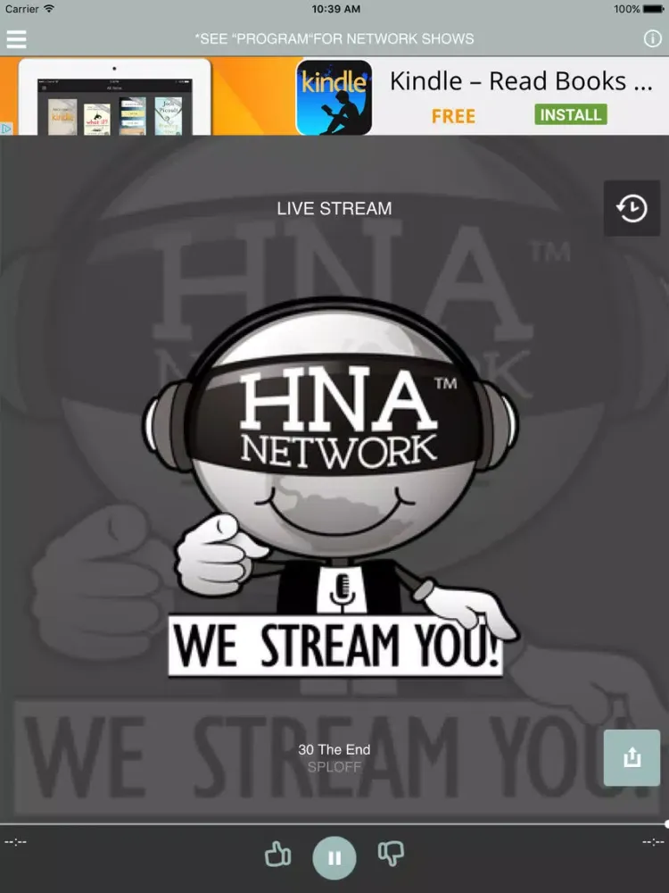 Captures d'écran de HNA Network iPad 