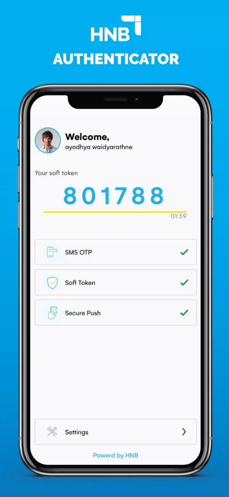 HNB Authenticator应用截图