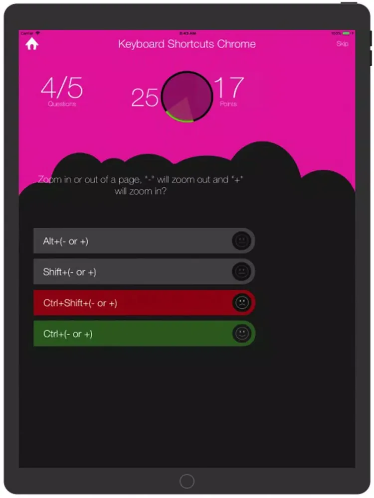 Trivia Quizzes Chrome Browser iPad  스크린샷