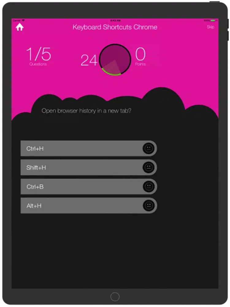 Trivia Quizzes Chrome Browser iPad  스크린샷
