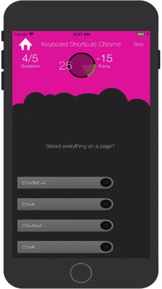 Trivia Quizzes Chrome Browser 스크린샷