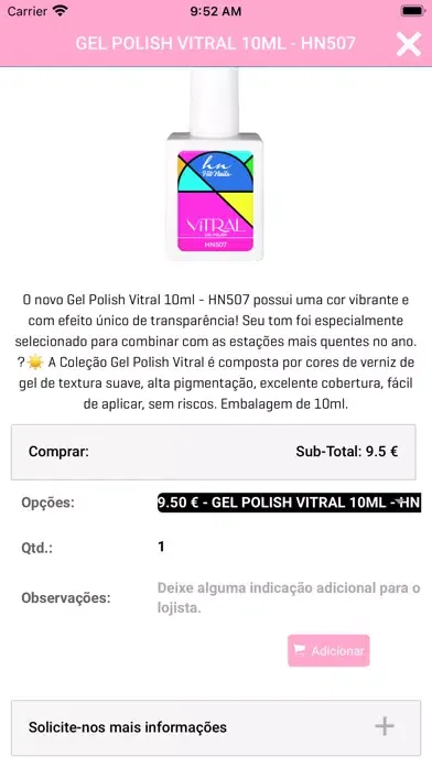 Zrzuty ekranu Hn Hit Nails Caldas da Rainha