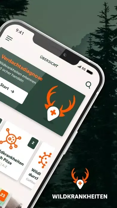 Wildkrankheiten erkennen Screenshots