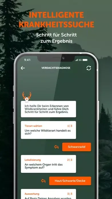 Wildkrankheiten erkennen Screenshots