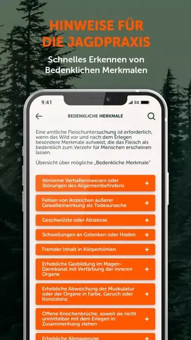 Wildkrankheiten erkennen Screenshots