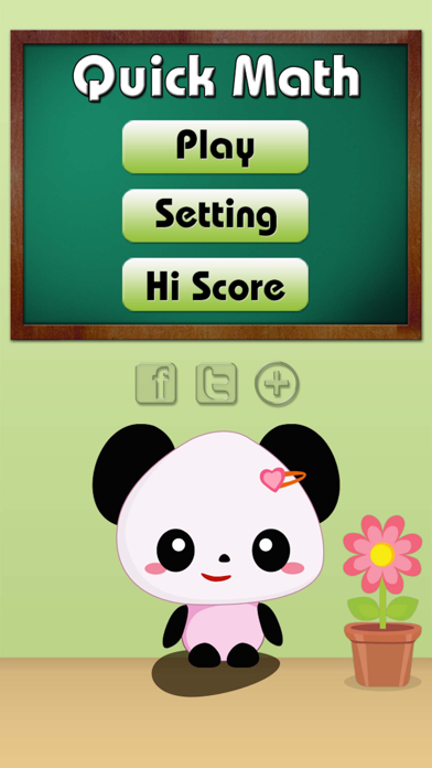 Captures d'écran de Cute Bear Hard-Working : Study Quick Math