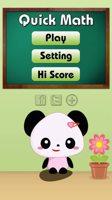 ภาพหน้าจอของ Cute Bear Hard-Working : Study Quick Math