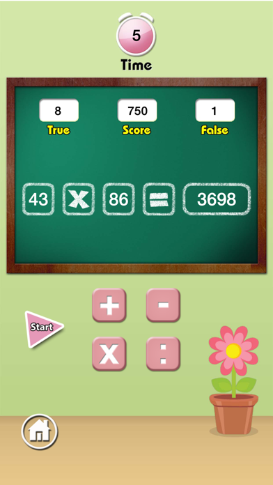 Captures d'écran de Cute Bear Hard-Working : Study Quick Math