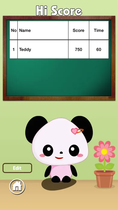 ภาพหน้าจอของ Cute Bear Hard-Working : Study Quick Math