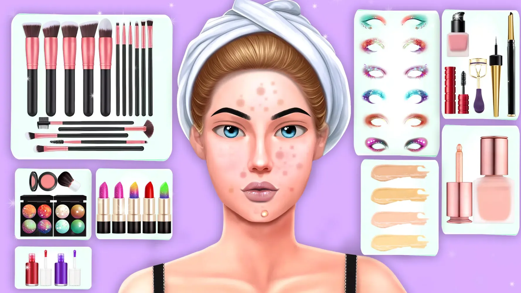 Makeup Stylist Makeover Studio应用截图