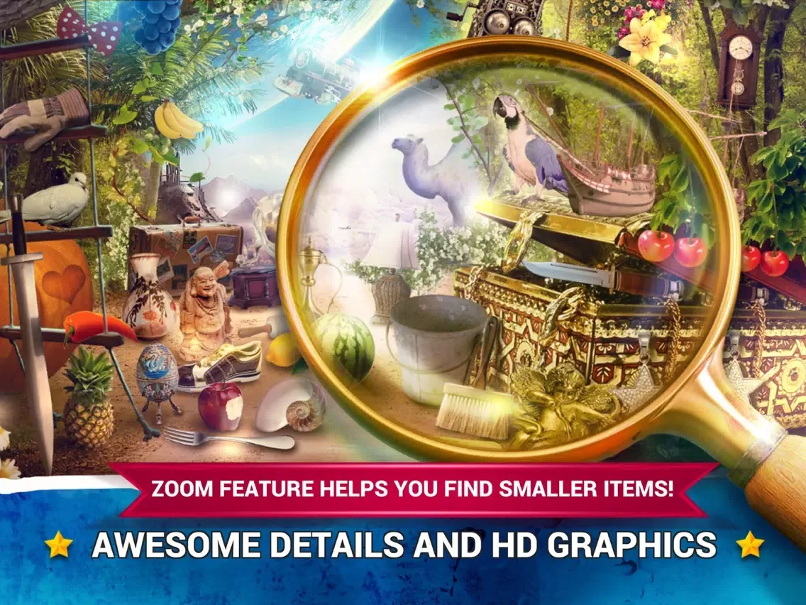 Ảnh chụp màn hình của Hidden Objects Fantasy Games iPad 