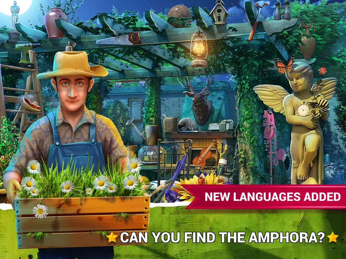Capturas de tela do Hidden Objects Gardens Game.s iPad 