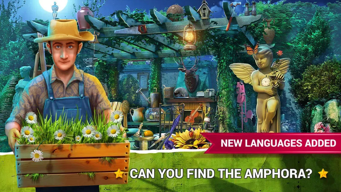Capturas de tela do Hidden Objects Gardens Game.s