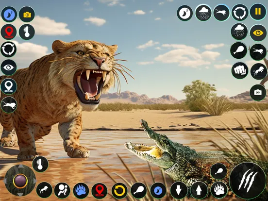 Capturas de tela do Wild Lion Simulator Hunting iPad 