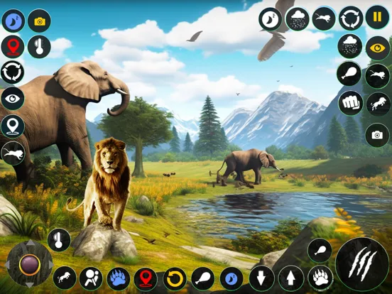 Capturas de tela do Wild Lion Simulator Hunting iPad 